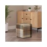 Tartan Fabric Cube Seating Tartan