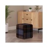 Tartan Fabric Cube Seating Tartan
