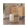 Tartan Fabric Cube Seating Tartan