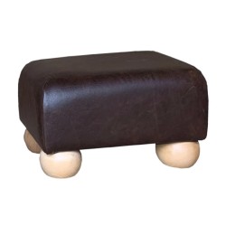 Italian Leather Small Footstools