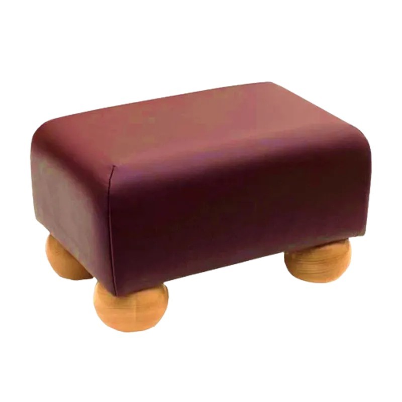 Italian Leather Small Footstools